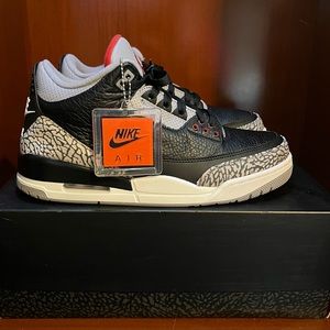 Jordan 3 Black Cement (2018) Size 10